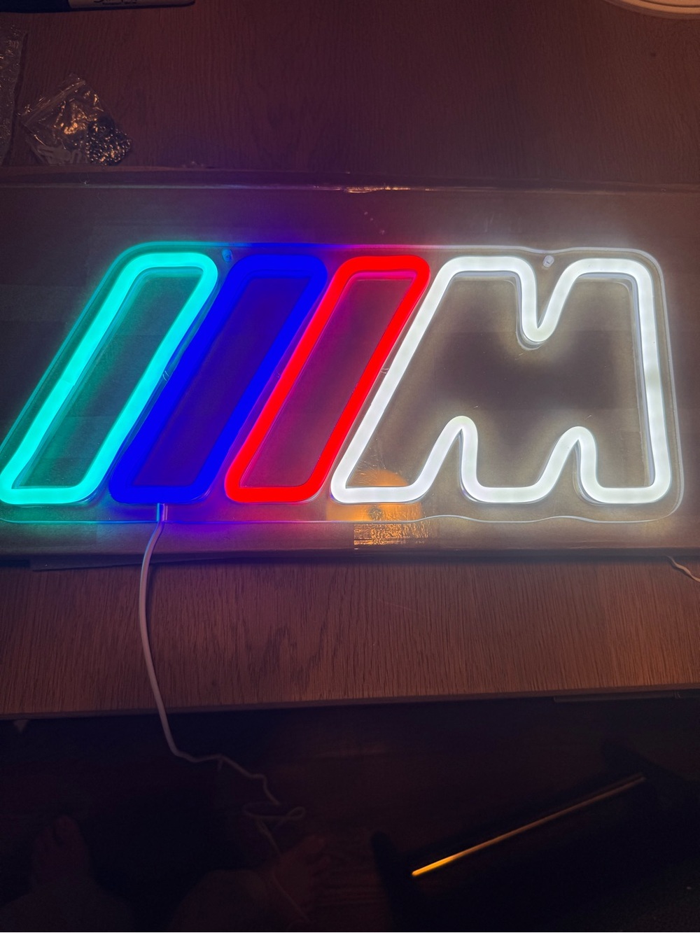 M Badge Neon‎ Light